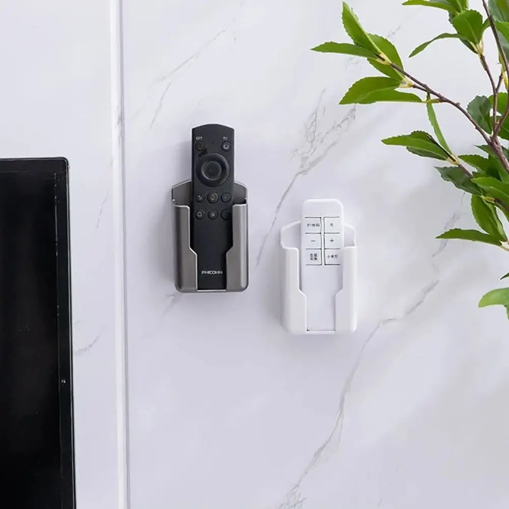 Neuer universeller Fernbedienungshalter, kein Stanzen erforderlich, selbstklebendes Regal, Regal, Klimaanlage, TV, Wandmontage, Aufbewahrungsbox – Detail 9
