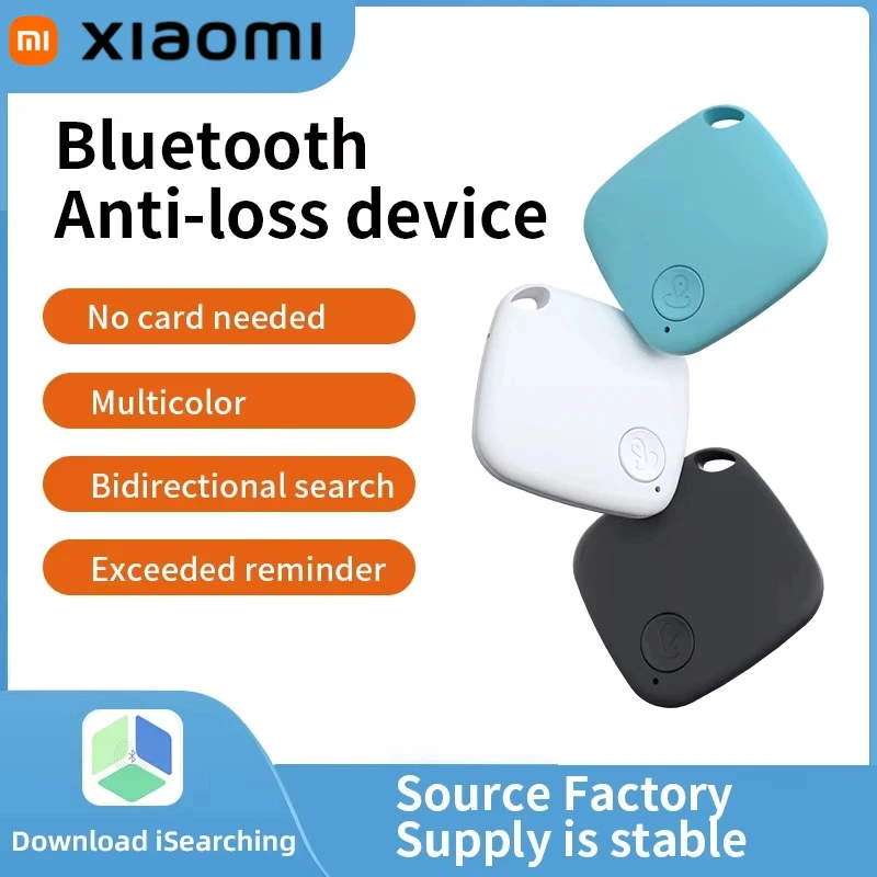 

Xiaomi Mini Bluetooth 5.0 трекер с защитой от потери устройства, круглая детская сумка для домашних животных, кошелек с отслеживанием, умный локатор для Apple IOS, только 2025