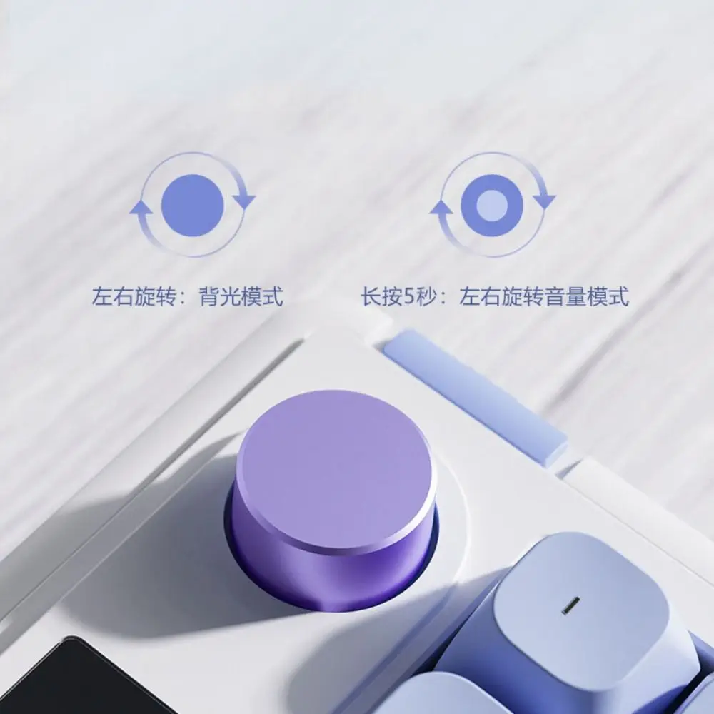 

ABS Three Mode Mechanical Keyboard Wireless 2.4g Wired Three Mode 2.4G Bluetooth Wired Keyboard Bluetooth Anti-ghosting