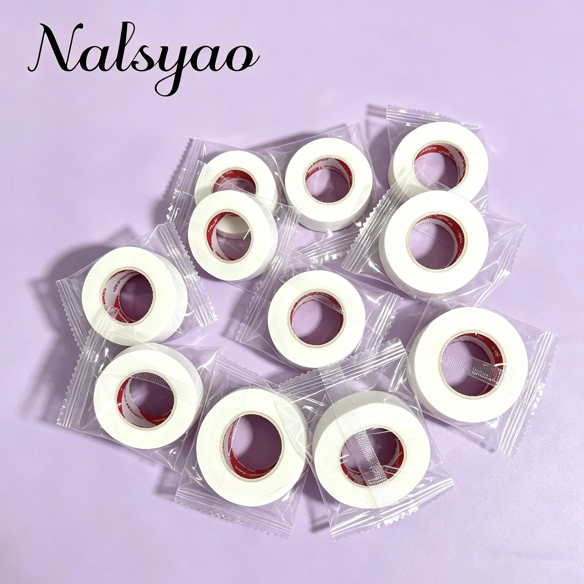2/3 Rolls Japanese Insulating Tape for Eyelash Extension Lint Free Under Eye Pads Breathable Non-woven Tape Paper Patch