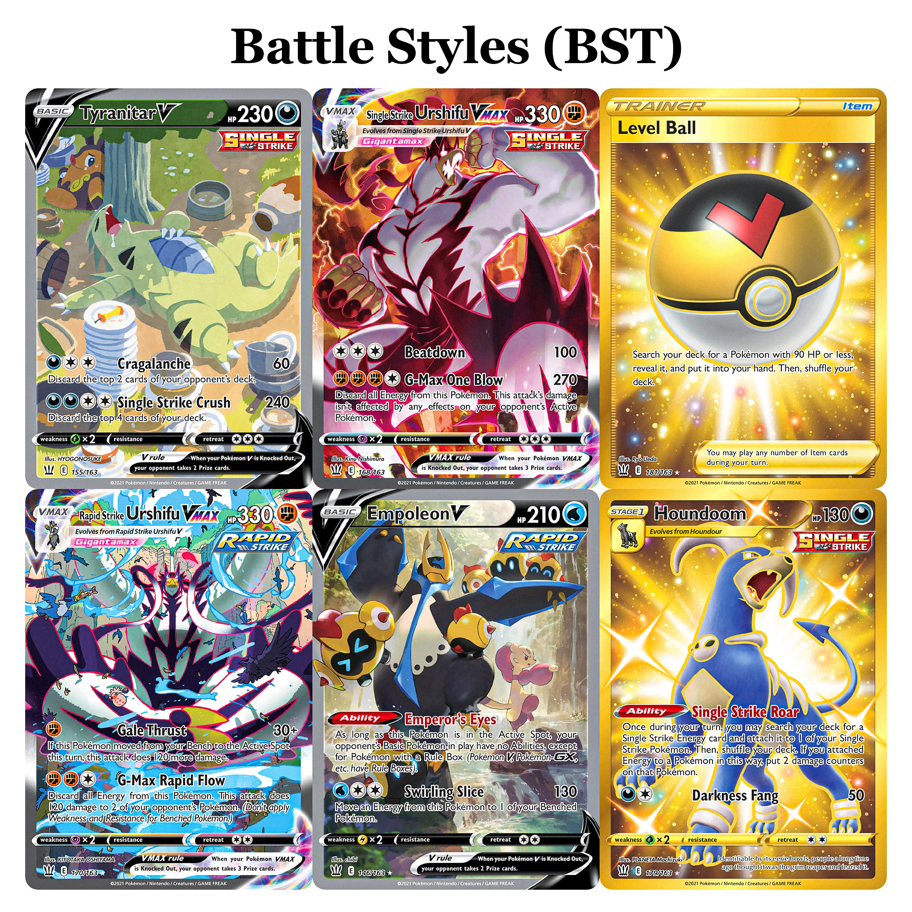 مجموعة بطاقات السيف والدرع PKM ASR/BST/BRS/CPA/CRE/EVS/FST/LOR/FUT20/SIT/SSH Tyranitar V PTCG بطاقات الوكيل