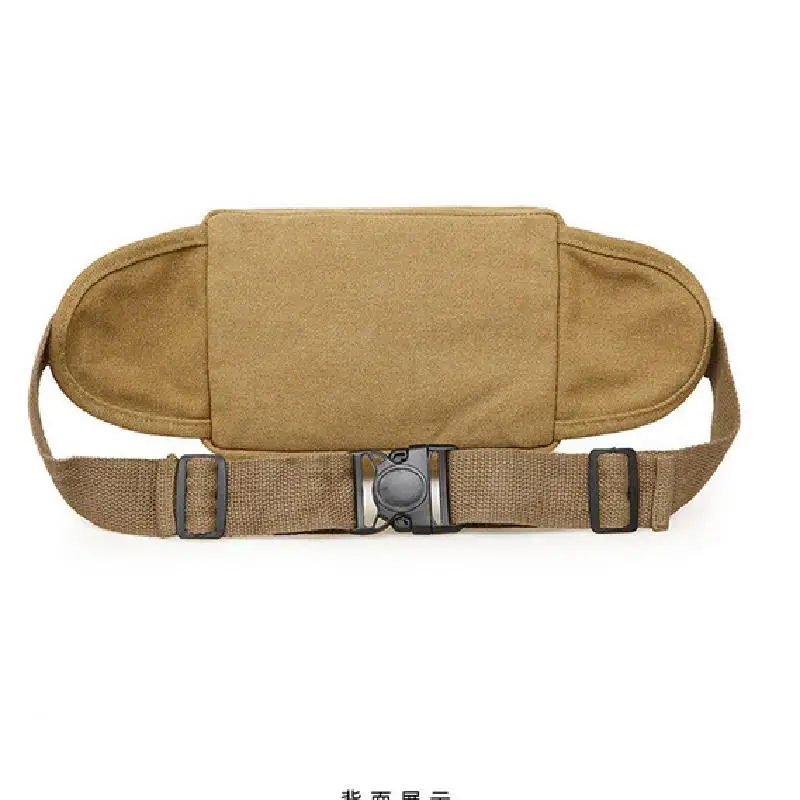 Fashion Men Women Waist Bag Casual Pack Purse Large Phone Belt Bag Pouch Canvas Outdoor Travel Phone Bag Banana Hip Bags