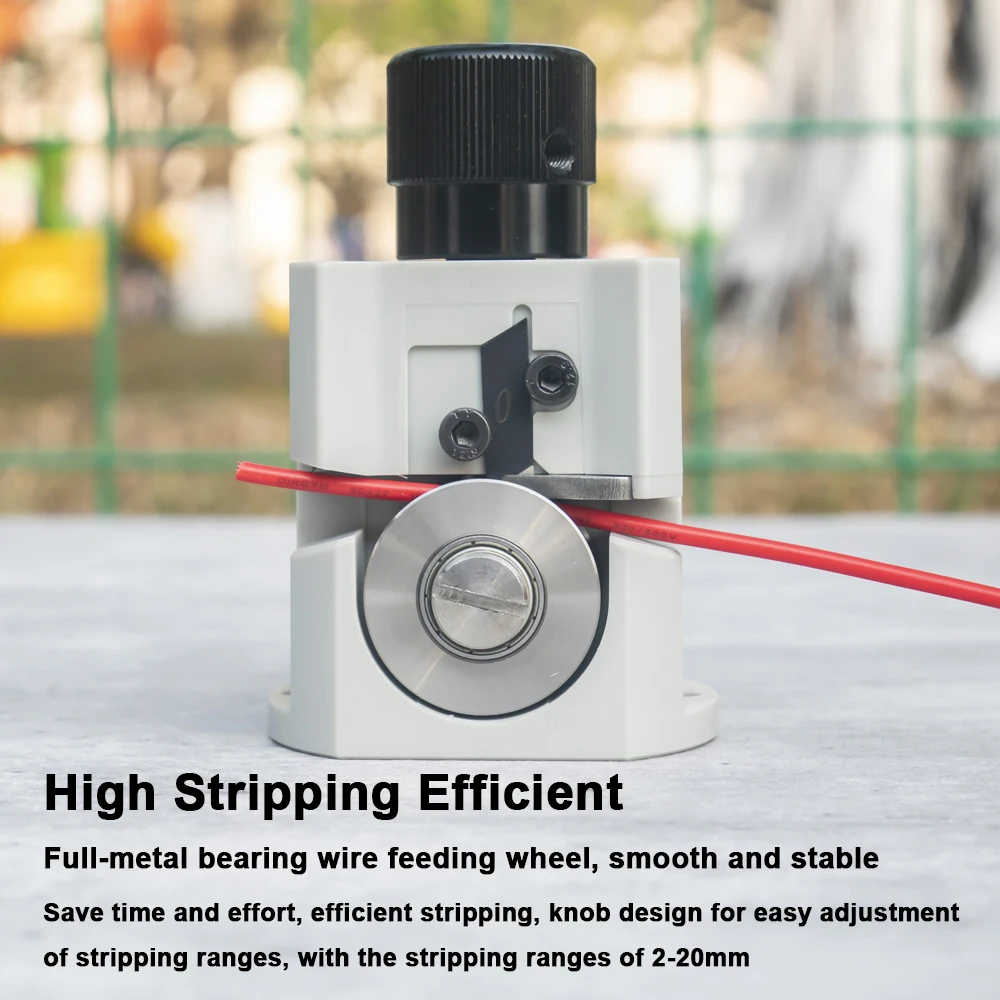 Portable Household Wire Stripper Lightweight Plastics Manual Wire Stripping Tool Practical Cable Peeling Machine for 2-20mm