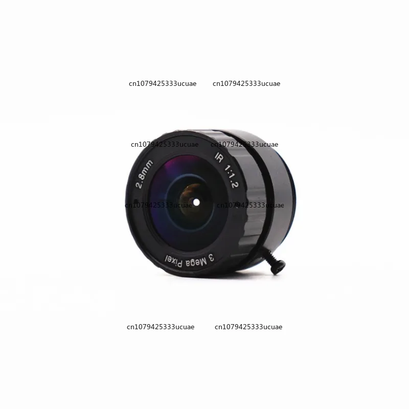 High Definition 3.0million Pixel Fixed Focus 2.8MM Wide Angle Large Target Surface Industrial Vision Monitoring CCD Lens CS