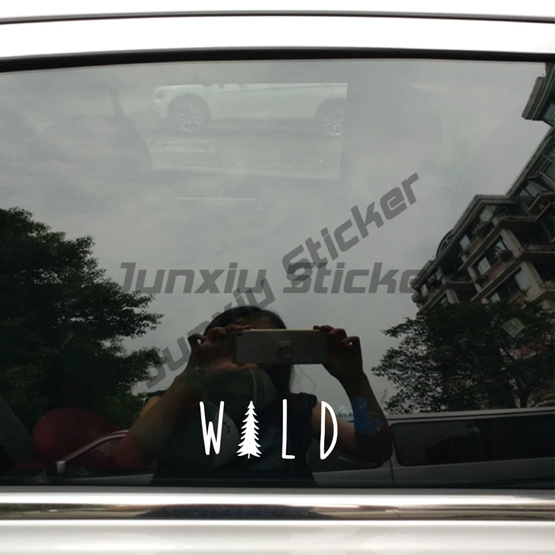 Wild Tree Vinyl Decal Sticker , Nature Decals Sticker for Car Window Laptop Computer MacBook Decor