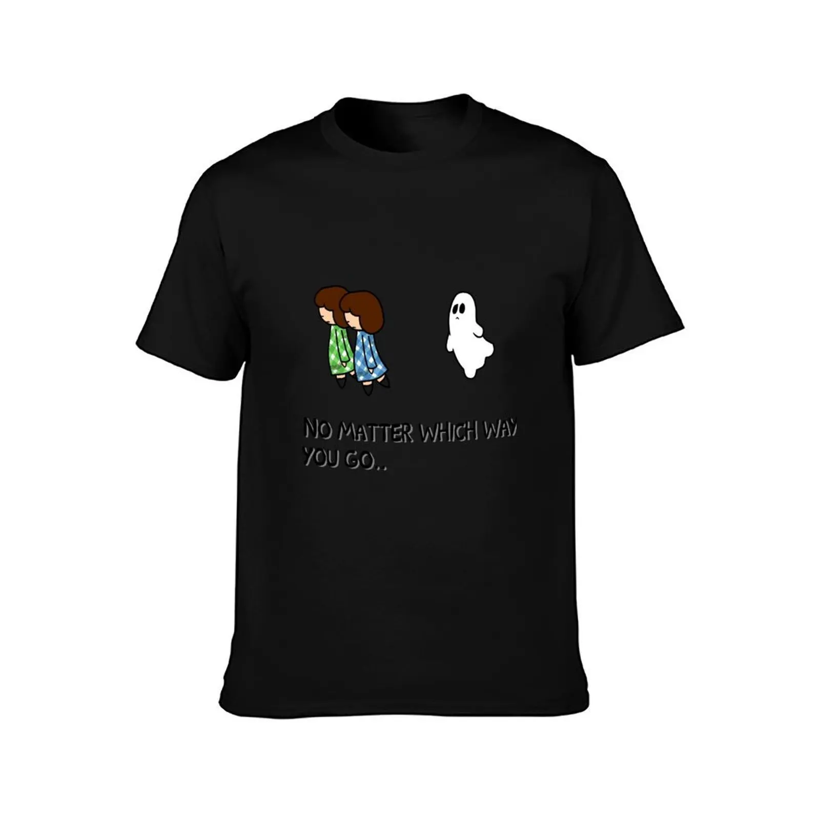 No matter which way you go T-Shirt, Summer Casual Cotton Tee, Oversized Streetwear Tops, Vintage Graphic Print, Unisex Men Women