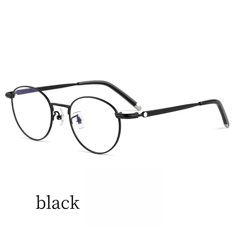 

49mm High quality small frame glasses Pure titanium glasses Men's retro optical prescription glasses Frame women BJT0172