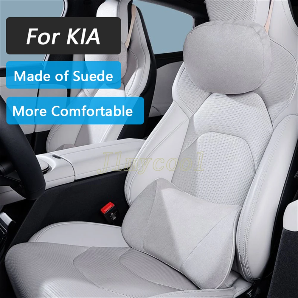 For KIA GT Line Forte Seltos K5 Sportage Ceed Soul Car Seat Memory Foam Lumbar Pillow Cushion Interior Headrest Accessory