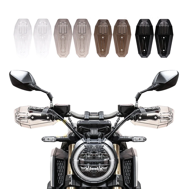 

Motorcycle ABS Hand Guards Handguard Wind Protector Universal For Harley Honda CB650R Suzuki