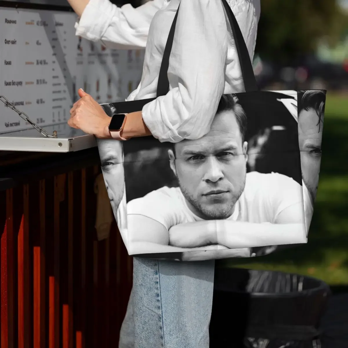Olly Murs Beach Tote Bag Sport Gym Yoga Duffle Large Tote Bag Women Travel Bag Fitness bag