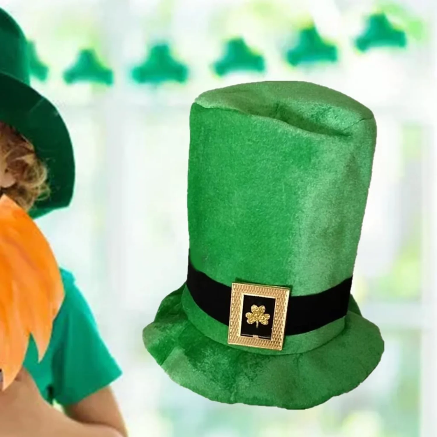 ST Patricks Day Hat Green Leprechaun Hat Irish Leprechaun Hat Green  Hat Magician  Hat/960