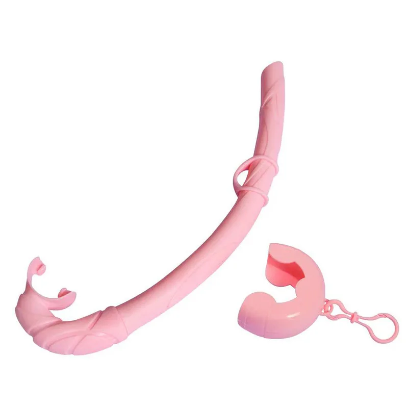 

New free diving snorkeling wet snorkel snorkel diving tube all silicone snorkel tube