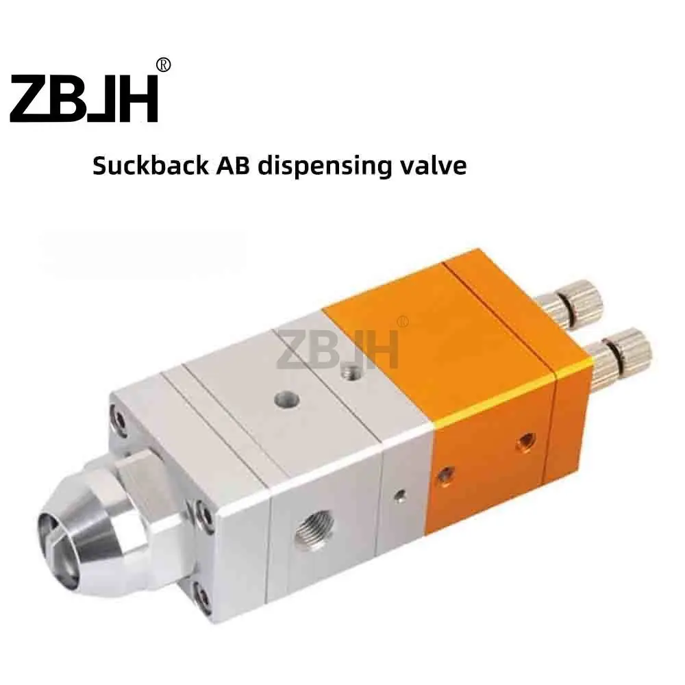 Juego de dispensación de pegamento AB, 2 barriles de presión de 3L + 1 dispensador + 1 válvula AB