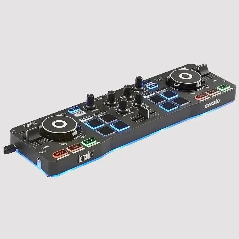 Hercules Hi Cool Starlight DJ Control Портативный USB-драйвер для Serato Hercules Hi Cool Starlight DJ Control Портативный USB-драйвер для Serato