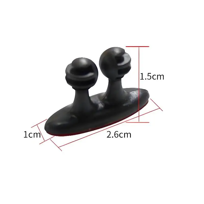 8-teiliges Set für die Auto-Armaturenbretter: Telefonladekabel-Organizer, Kopfhörer-Kabelhalter, Klemmenhalter, Auto-Innenzubehör – Detail 8