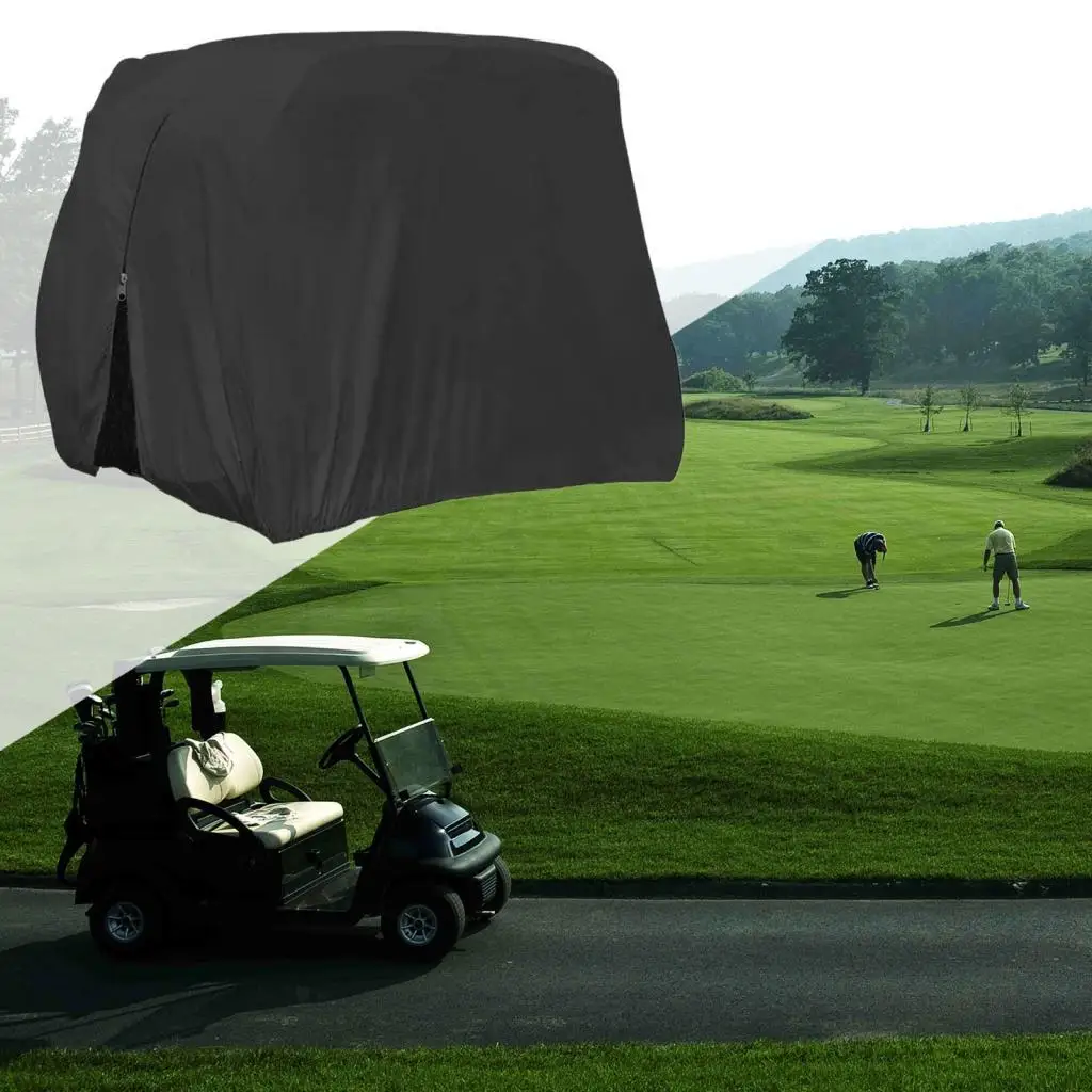 

Golf Cart Cover Protective Practical Portable Accessories Dustproof Golf Club Car Cover for Outdoor Travel Adult Men Women