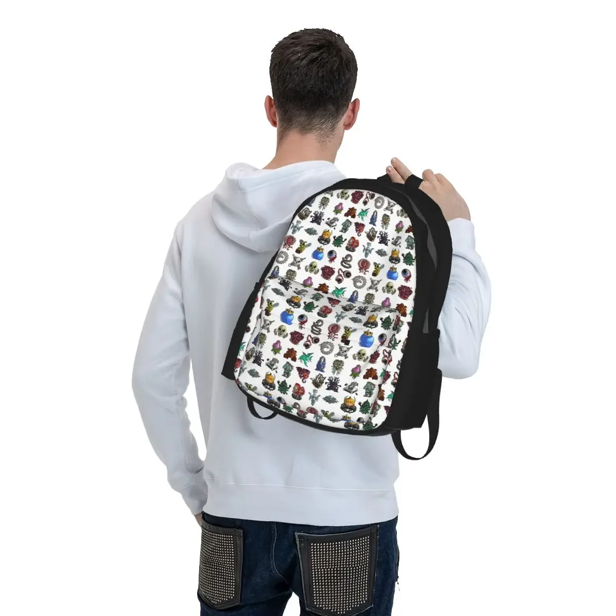 Terrarias All Boss Student Backpack School Bag Hiking Travel Daypack for Boys Girls Bookbag Shoulder Bags