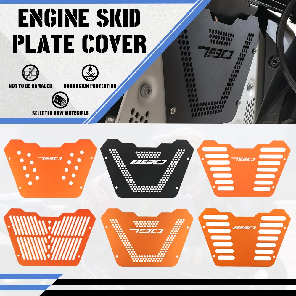 

Motorcycle Accessories For 890 790 Adventure S R 2019-2023 2022 Skid Plate Engine Guard Chassis protector Cover Crap Flap
