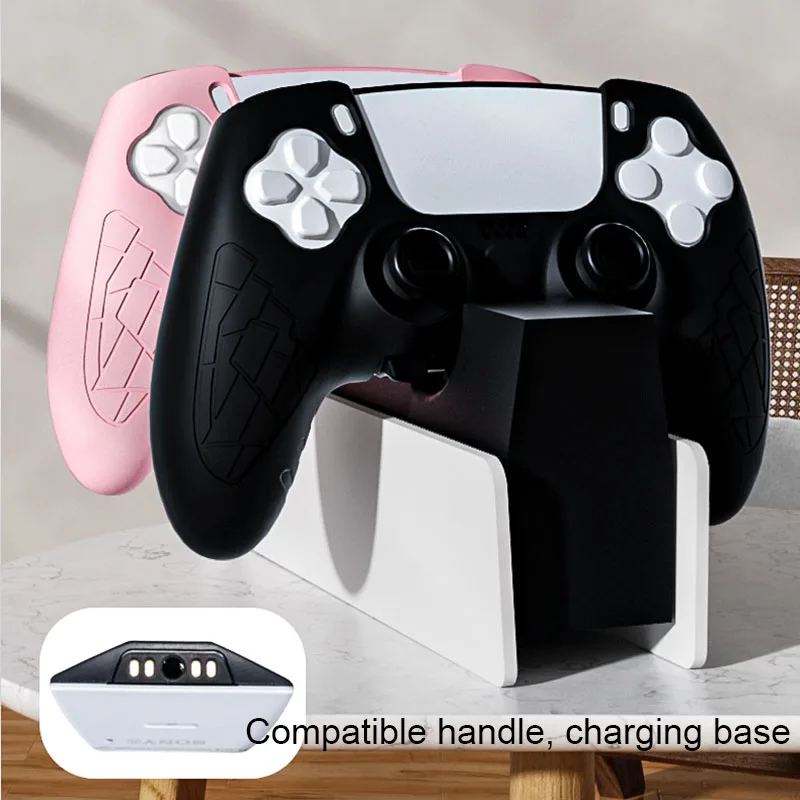 Für ps5 elite controller abdeckung fall rutsch feste griff hülle verdickte silikon schutzhülle für ps5 elite mit kappe