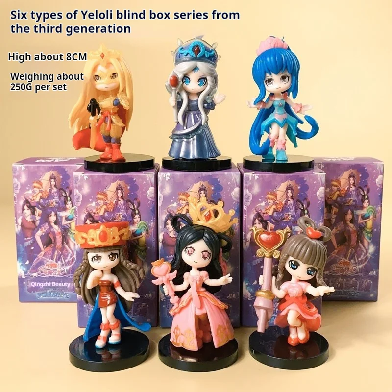 Random Blind Box Mannequin White Light Ying Loli Ice Heiress Teenage Girl Cute Cartoon Toys Office Desktop Ornaments Models