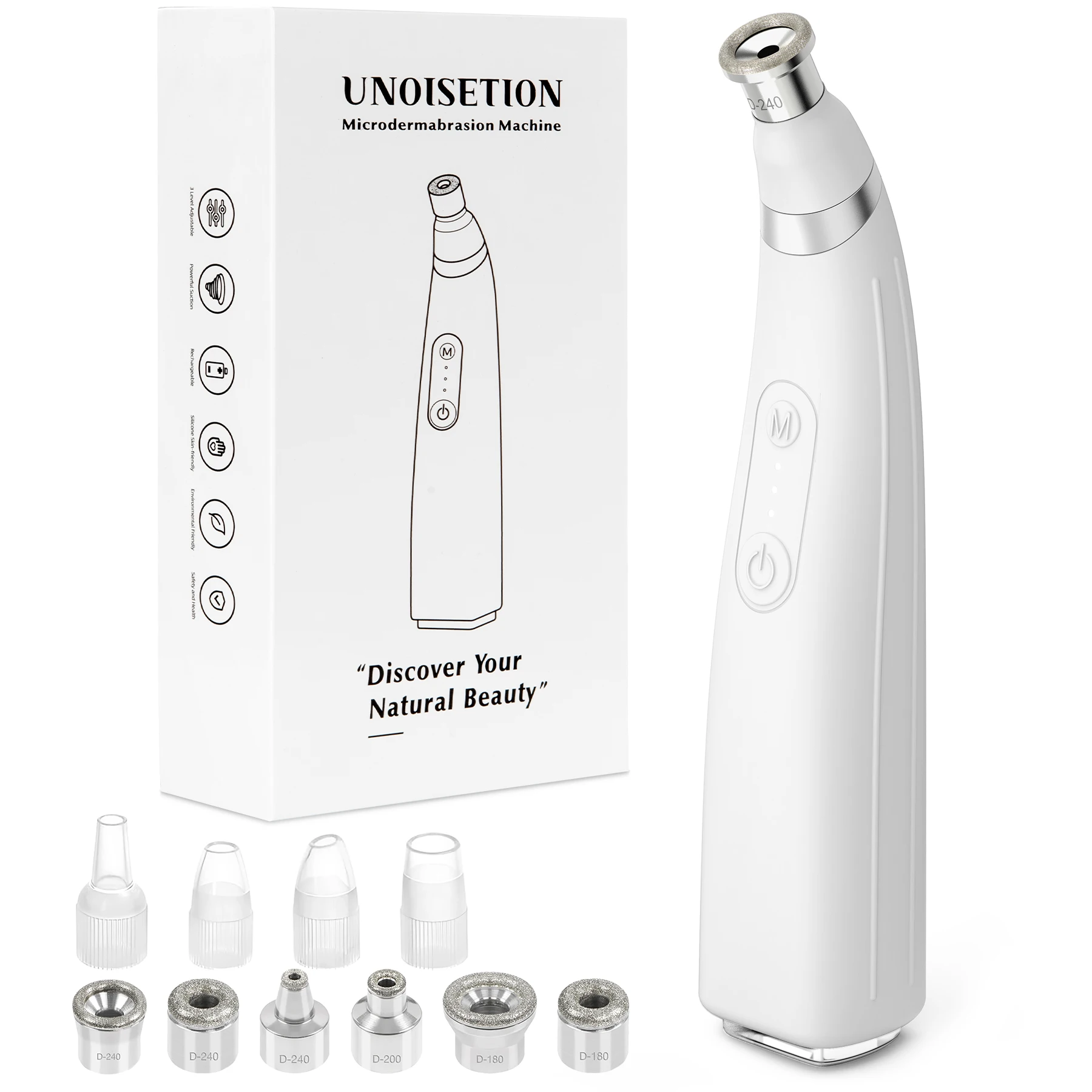 

Diamond Microdermabrasion Machine Handheld Cordless Facial Deep Cleansing Tool