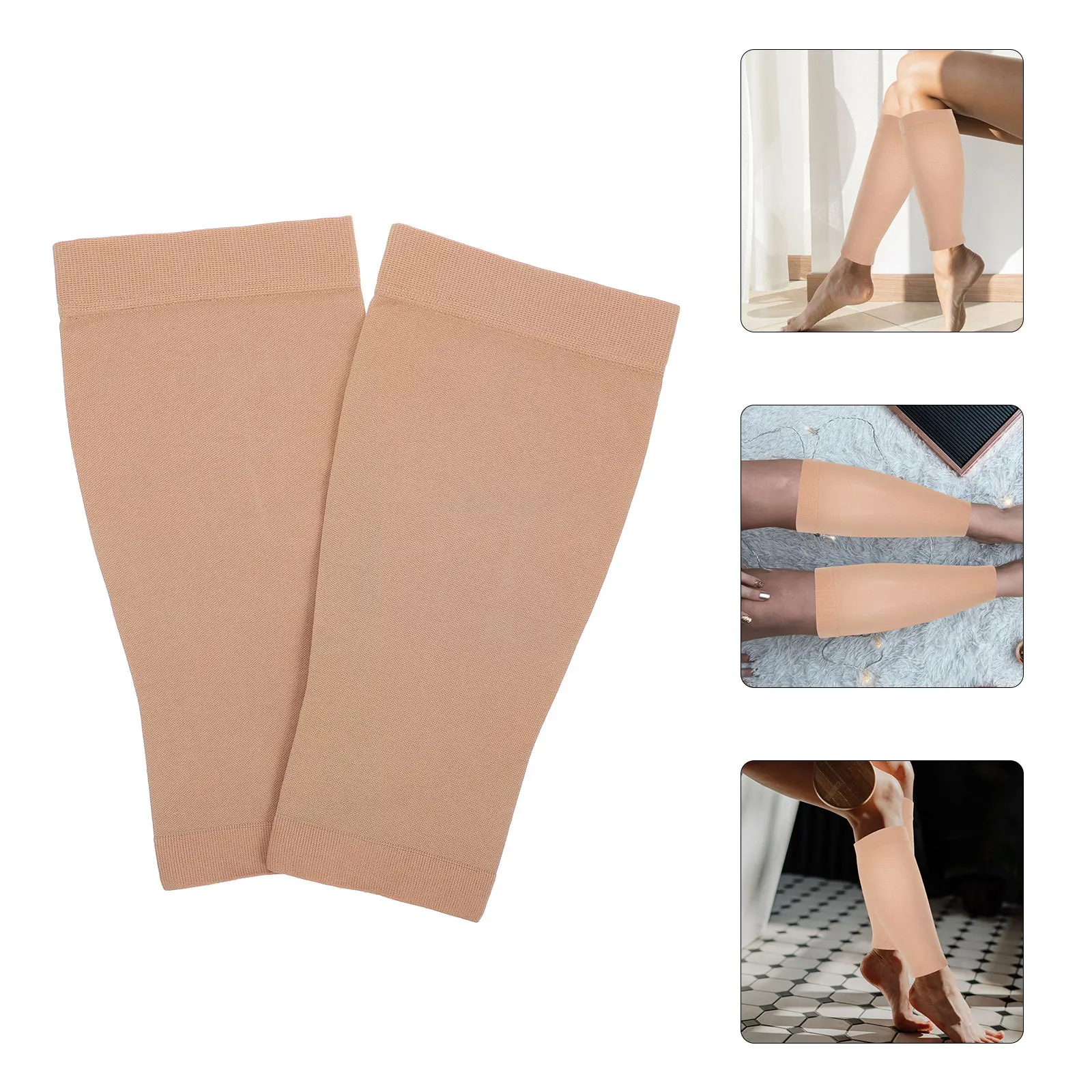 

1 пара медицинских компрессионных носков для беременных, эластичные рукава до середины икры, размер L, хаки, 55-63 кг, уход за ногами, бандаж для икр, предотвращает отеки вен