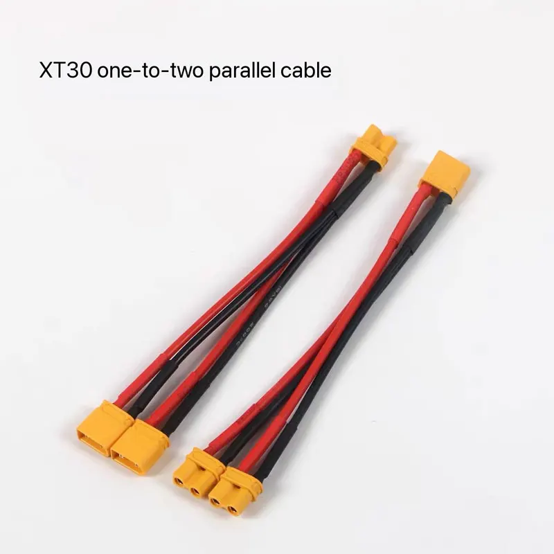 

XT30 parallel wire 16AWG 10CM adapter wire 1 male tray 2 female tray 2 female tray 1 male lithium battery parallel wire