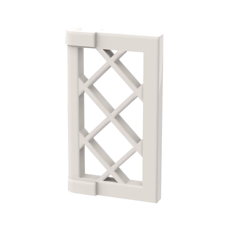 10Pcs MOC Teile 60607 Fenster 1x2x3 Pane Latticed mit Dicke Ecke Tabs Kompatibel Ziegel DIY gebäude Block Partikel Kid Spielzeug