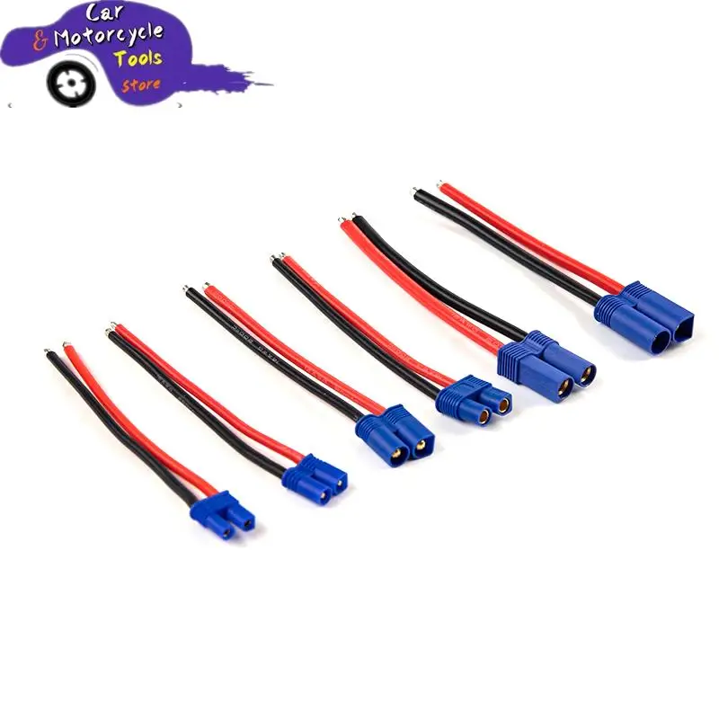 New Hot Sale EC2/EC3/EC5 Male Female Connector Pigtail Cable Silicone Wire RC Lipo Battery