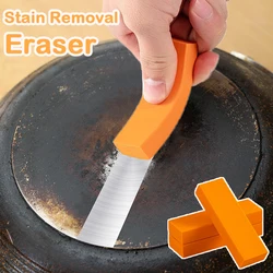 1/2Pcs Easy Limescale Eraser Bathroom Glass Rust Remover Rubber Household Kitchen Cleaning Tools Kitchen Toilet Rust Brush