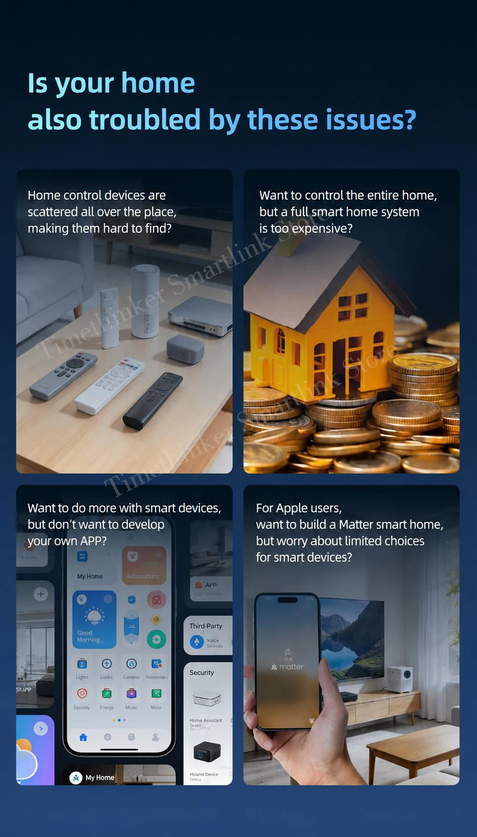 Broadlink RM MAX Hub Upgrade-Version Smart Home Matter WiFi BLE Universalfernbedienung für IR/RF-Geräte für Alexa Google Home HomeKit – Detail 1