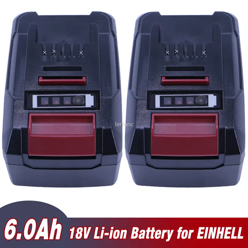 18V 6000mAh Li-Ion Rechargeable Battery for EINHELL All PXC Power Tools Garden Machines PXBP-600 PXBP-300 4511396 GE-LC 18 Li