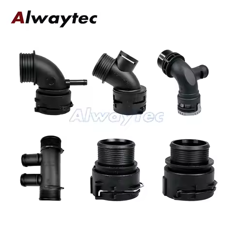3pcs Coupling Flange Connector Coolant Radiator Hose NW32 Water pipe connector for BMW VW AUDI BENZ Land Rover