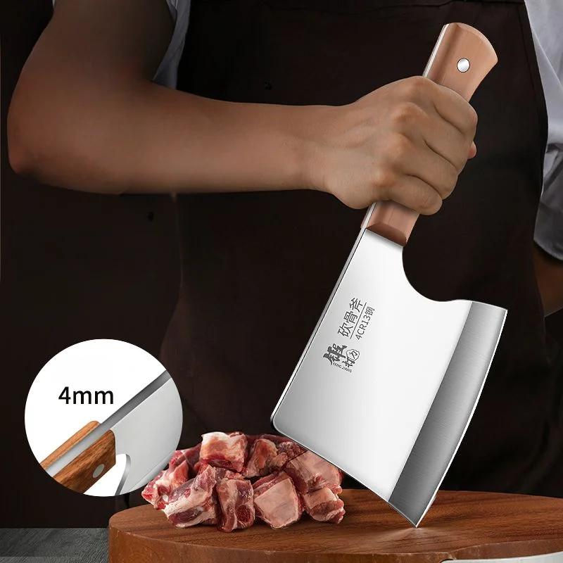 Ultra Sharp Butcher Knife, Kitchen Knife, High Hardness  Commercial Butcher Knife, Thickened and Weighted Knife