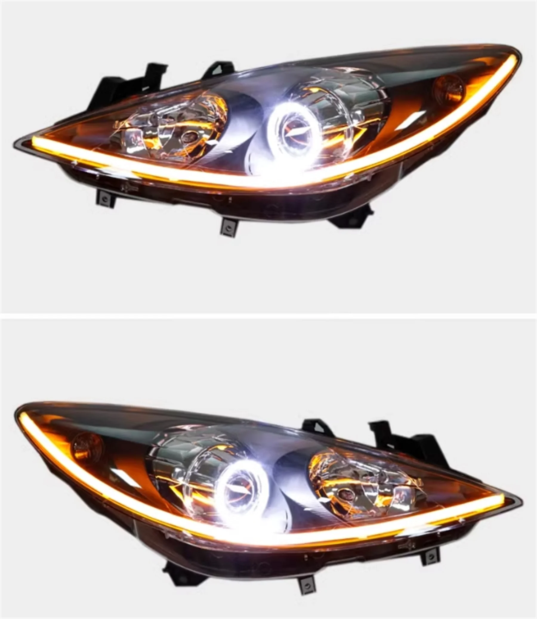 Car LED Headlight Headlamp for Peugeot 307 DRL Daytime Running Light High low beam Turn signal