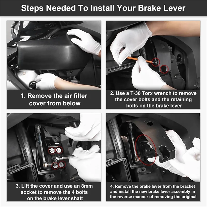 

Parking Brake Lever For Can-Am Ryker, Ryker Rally Edition, Sport, 600, 900 Parking Brake Lock Thumb Lever