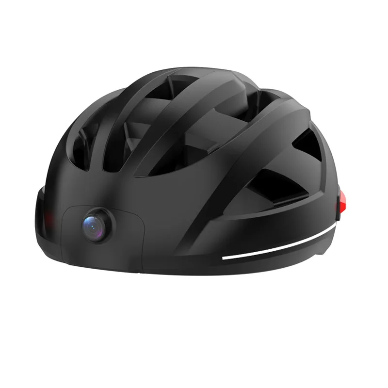 Smart for Cycling Helmet with Music & Calls 720P Video Recorder Tail Light Custom Fit Made in China