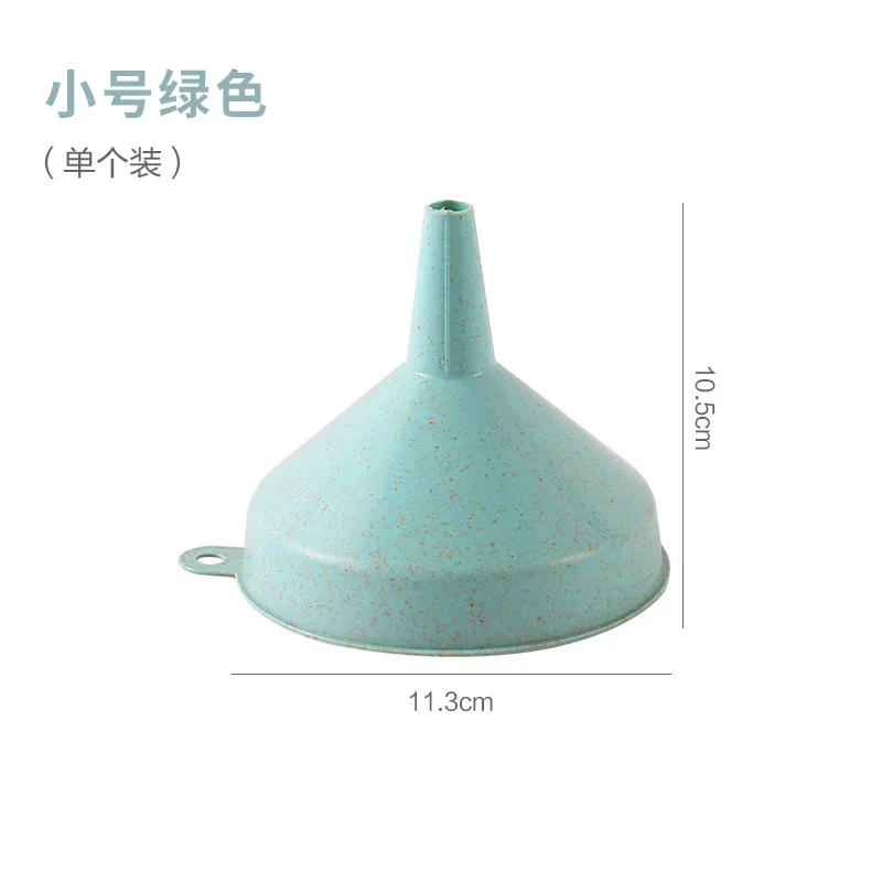 1pc Plastic Funnel Kitchen Oil and Wine Liquid Dispenser Funnel Large Caliber Can Be Hung Funnel Kitchen Tools Funnel