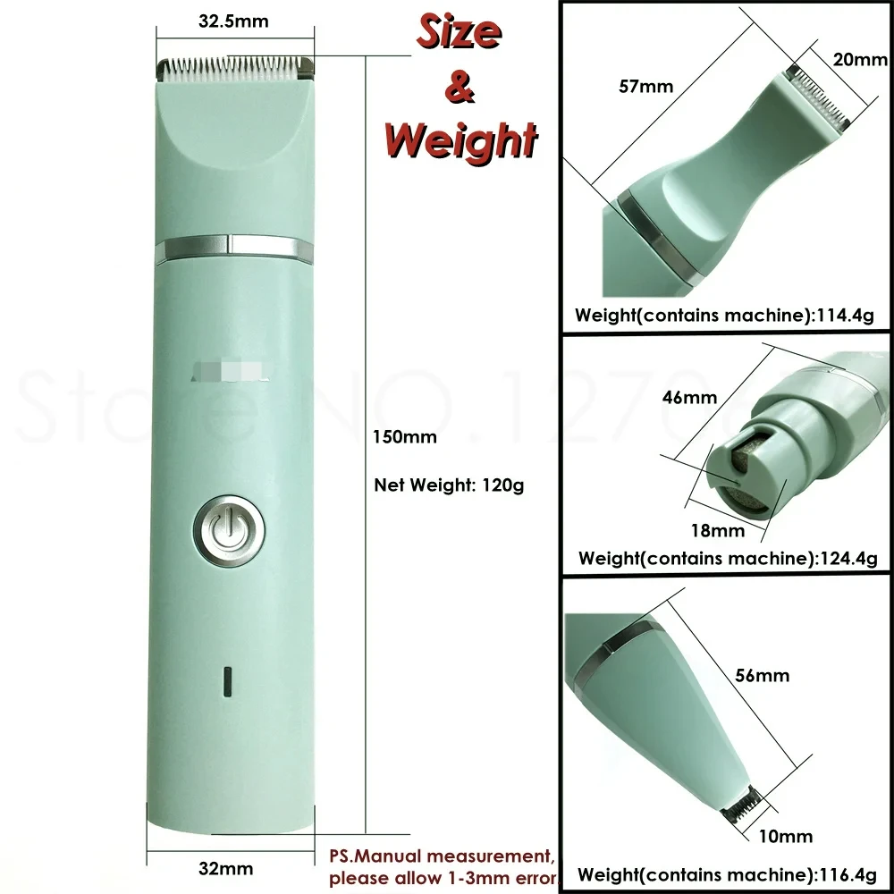 

Профессиональный бесшумный триммер для кошек и собак, шлифовальная машинка для ногтей, машинка для удаления волос на ногах животных, USB перезаряжаемая машинка для стрижки домашних животных