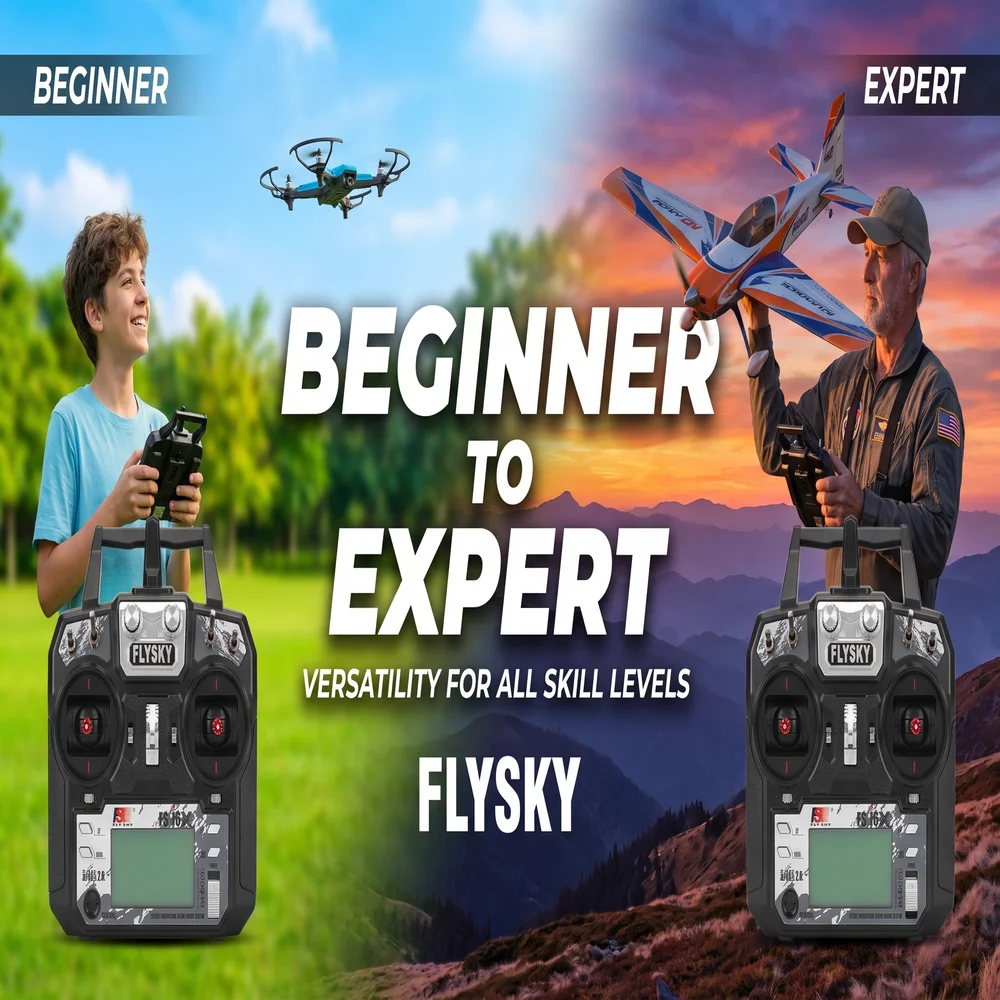 Flysky FS-i6 2.4G 6CH RC Transmitter with FS-iA6 Receiver for RC Airplane Drone Helicopter