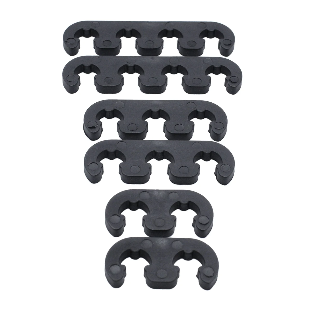 7mm 8mm Plastic Spark Plug Wire Separators Dividers Looms Universal Black Separators Dividers for Ford Chevy