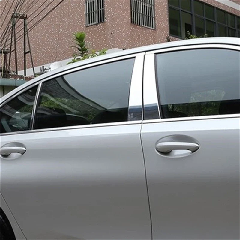 

WELKINRY For BMW 3 Series G20 G28 7th Generation 2019-2025 Car Body Door Window Central Middle B C Column Pillar Post Cover Trim