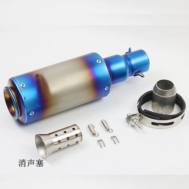 51MM Motorcycle Exhaust Muffler GP Racing Escape With Db Killer For Dukati 696 848 tmax 500 530 crf 230 vespa nc750x