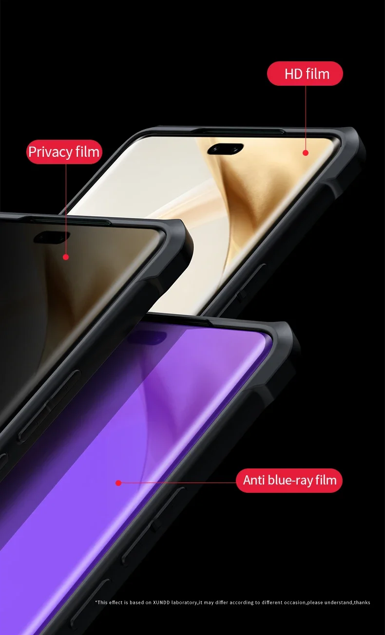 Xundd Phone Cases For Huawei Honor 200 Pro Case Shockproof Bumper Protective Shell Cases Transparent Cover For Honor 200/200 Pro