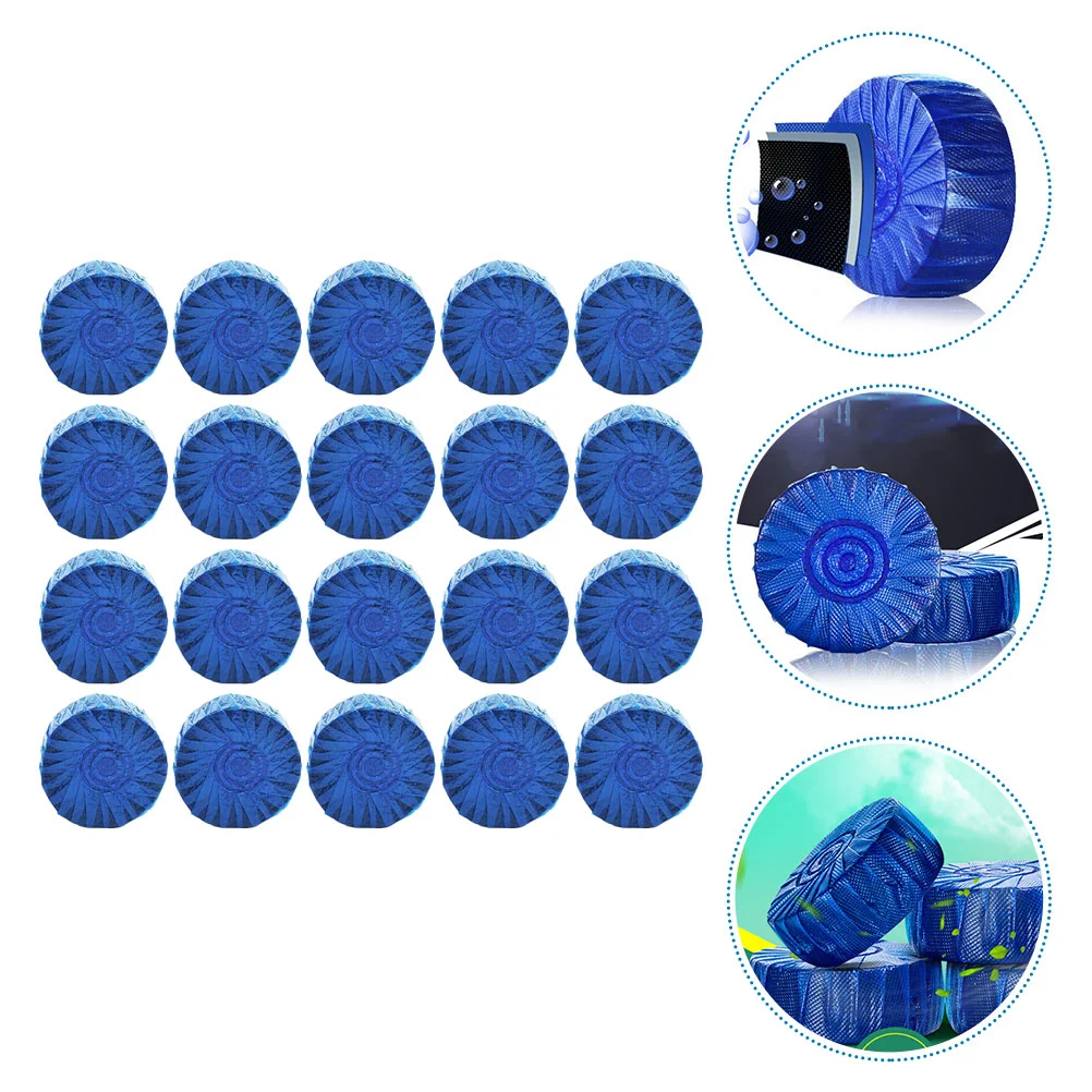 40 Pcs The Bubble Toilet Cleaner Bowl Cleaners Detergent Dye Blue Cleaning Tools