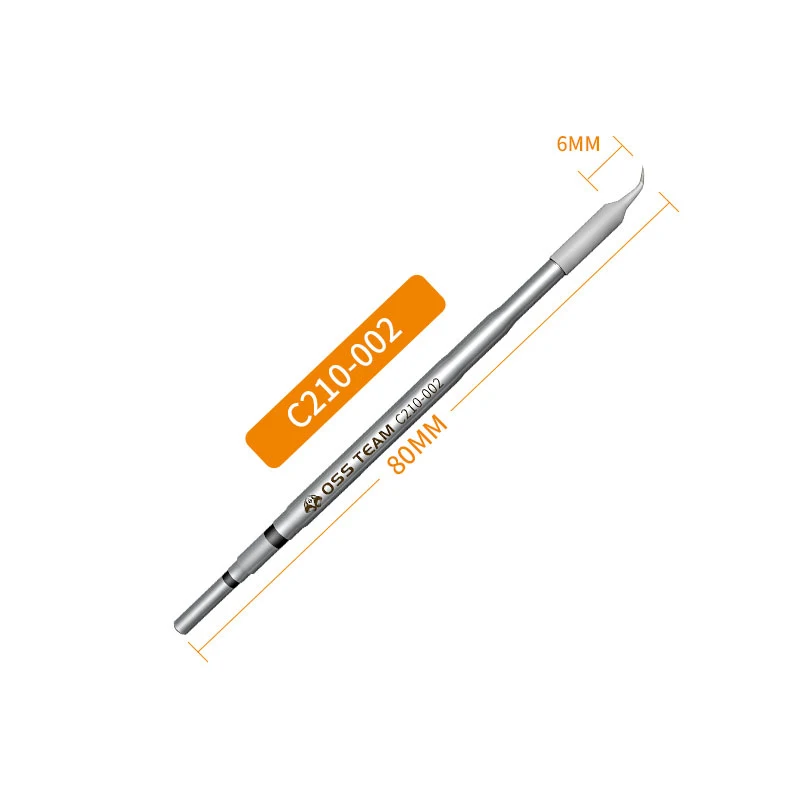 OSS TEAM Universal Solda Pontas De Ferro, Chumbo de Soldagem Livre, 3 Tipos para o T210 Handle para Sugon T26 Estação De Solda, JBC C210