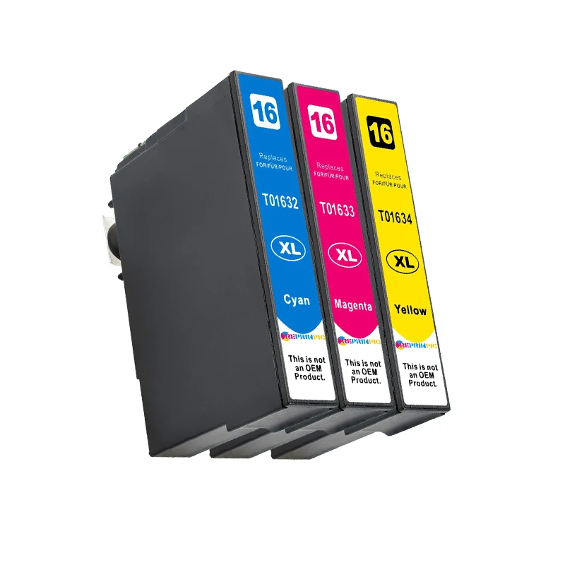 خرطوشة حبر متوافقة مع InkGarden 16XL T1631 - T1634 XL للطابعة Epson WorkForce WF 2010 2540 2750 2510 2520 2530 2760