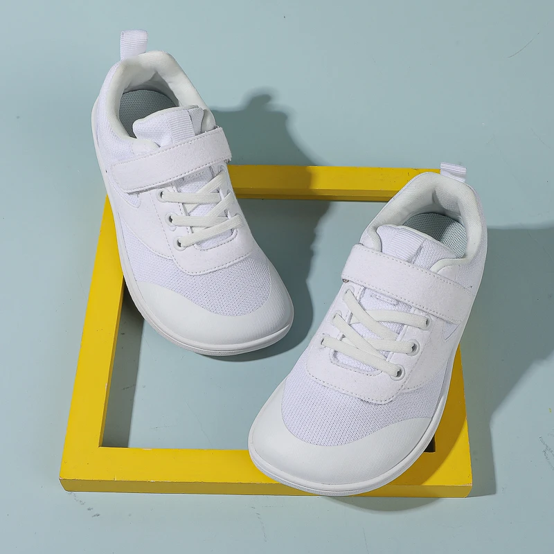 

Детская обувь для ходьбы на ягодицах, дышащая, простая,. С широким носком. Идеальные кроссовки для пар ParkerStyle Barefoot Adventures