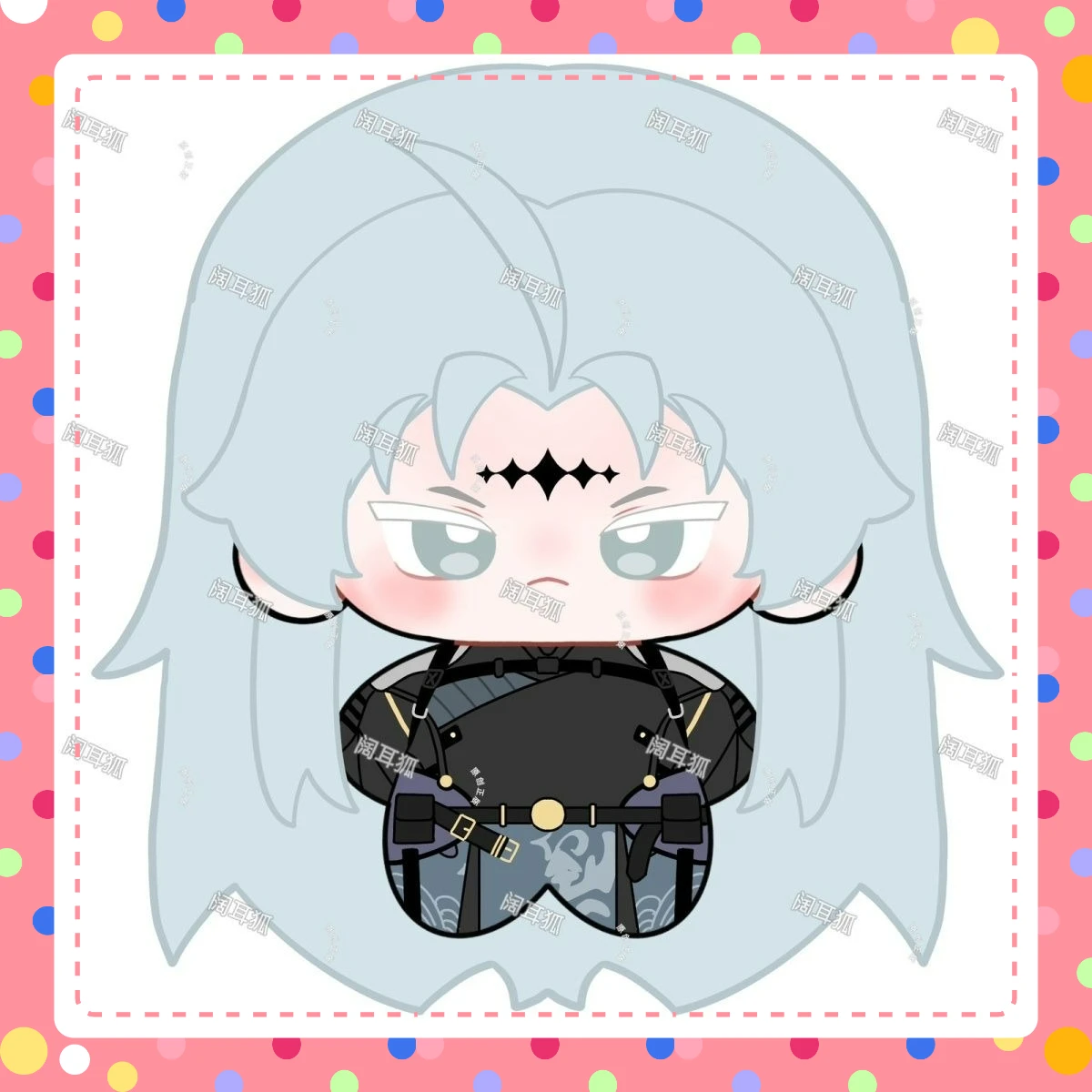 

Calcharo Wuthering Waves 10 см милая аниме плюшевая хлопковая кукла с принтом морская звезда рюкзак для тела кулон игрушки брелок Данго Рождественский подарок