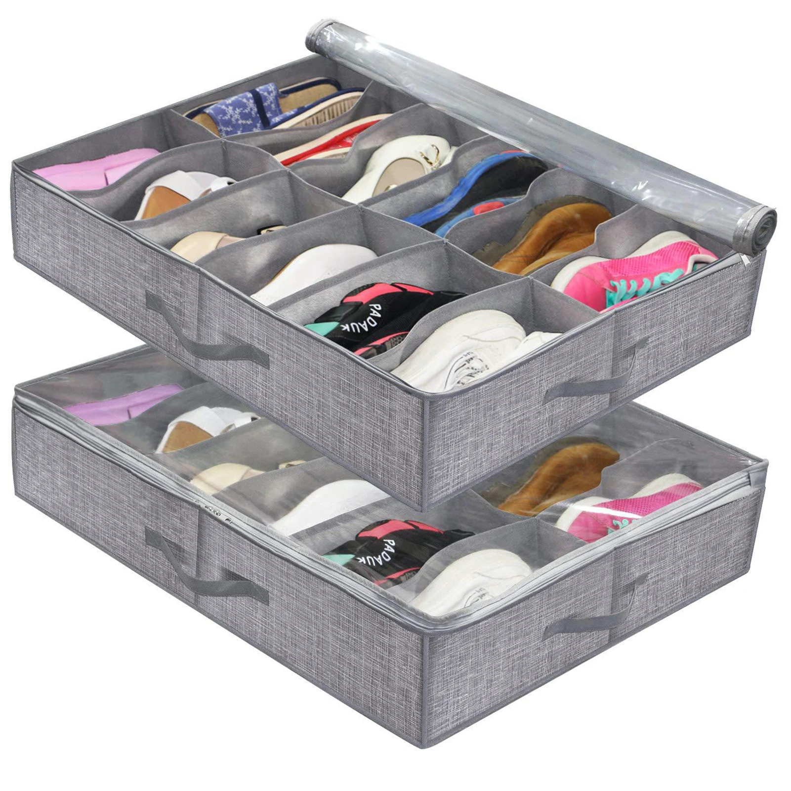 Under Bed Shoe Storage Organizer Shoe Storage Closet Container for Home Use Shoe Organizer Under Bed Shoe Storage Box